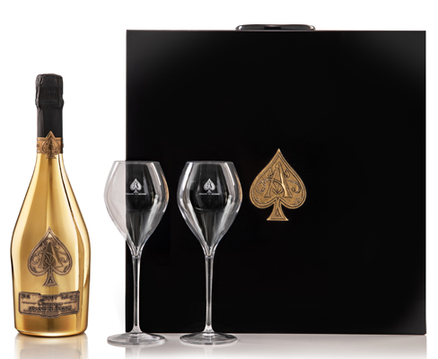 Armand de Brignac Brut Gold NV 75cl + 2 Flutes Set - Image 2