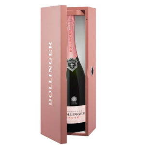 Bollinger Rose NV Jeroboam (3 ltr) in Pink Wood Box