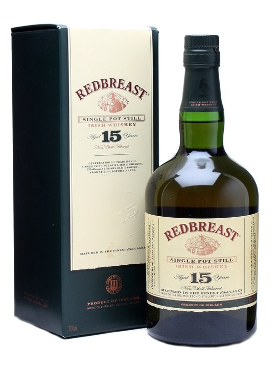 Redbreast Aged 15 Years Irish Single Pot Still Whiskey (700ml)