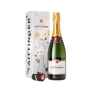 Taittinger Brut Reserve NV 75cl + Taittinger Stopper