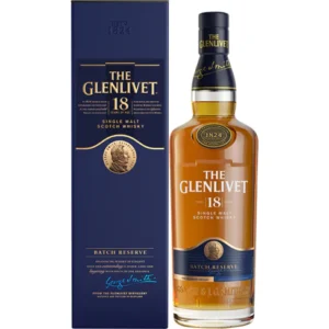 The Glenlivet 18 Year Old Speyside Single Malt Scotch Whisky (700ml)