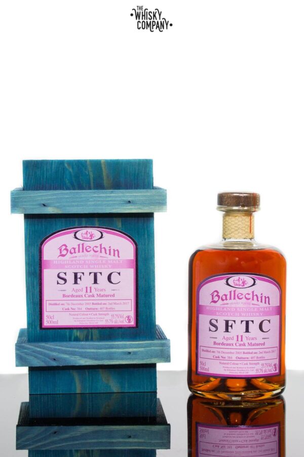 Ballechin 2005 SFTC Aged 11 Years Bordeaux Cask Matured Single Malt Scotch Whisky (500ml)