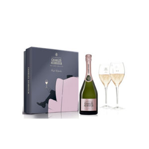 Charles Heidsieck Rose Reserve NV 75cl – Armchair Glass Pack