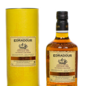 Edradour 1993 Vintage Aged 22 Years Sauternes Cask Finish Highland Single Malt Scotch Whisky (700ml)
