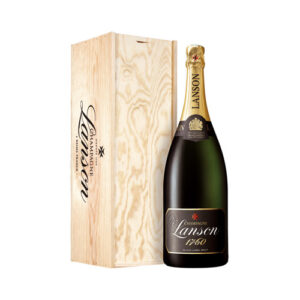 Lanson Black Label Brut NV Magnum (1.5 ltr) in Wood Box