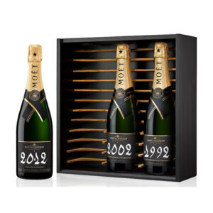 Moet & Chandon Grand Vintage Trilogy (1992, 2002, 2012) 3 x 75cl