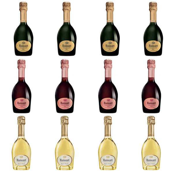 Ruinart Champagne Half Bottles Mixed Case (12 x 37.5cl)