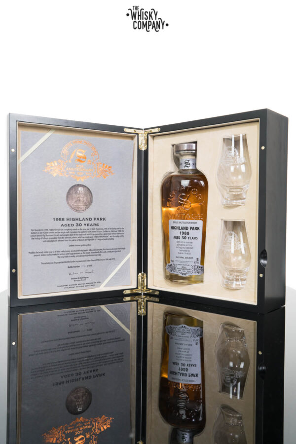 Highland Park 1988 Aged 30 Years (cask 755) Single Malt Scotch Whisky – Signatory Vintage 30th Anniversary (700ml)