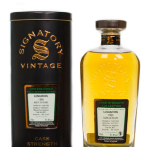 Longmorn 1990 Aged 26 Years Single Malt Scotch Whisky – Signatory Vintage (700ml)