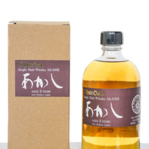 Akashi White Oak 3 Years Old Japanese Single Malt Whisky – IMO Sherry Cask Matured (500ml)