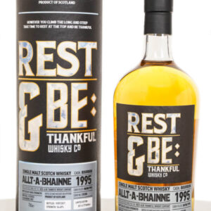 Allt-Á-Bhainne 1995 Aged 21 Years Single Malt Scotch Whisky – Rest & be Thankful (700ml)