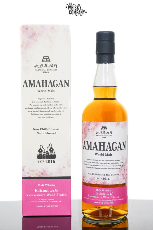 Amahagan World Malt Edition No.4 Yamazakura Wood Finish Japanese Malt Whisky (700ml)