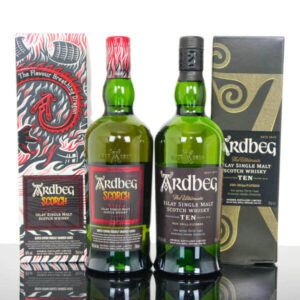 Ardbeg Scorch & Ardbeg Ten Islay Single Malt Scotch Whisky – Ardbeg Day Release 2021 (2 x 700ml)