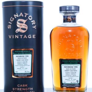 Auchroisk 1996 Aged 26 Years Cask Strength Single Malt Scotch Whisky – Signatory Vintage (700ml)