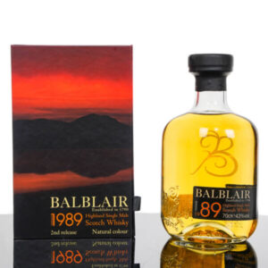 Balblair 1989 Vintage Highland Single Malt Scotch Whisky (700ml)