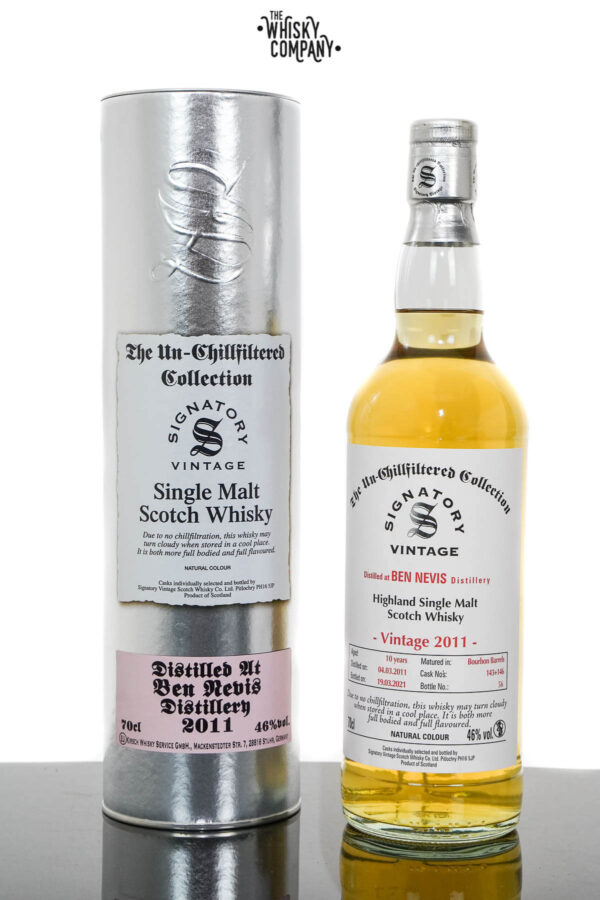 Ben Nevis 2011 UCF Aged 10 Years Single Malt Scotch Whisky – Signatory Vintage (700ml)