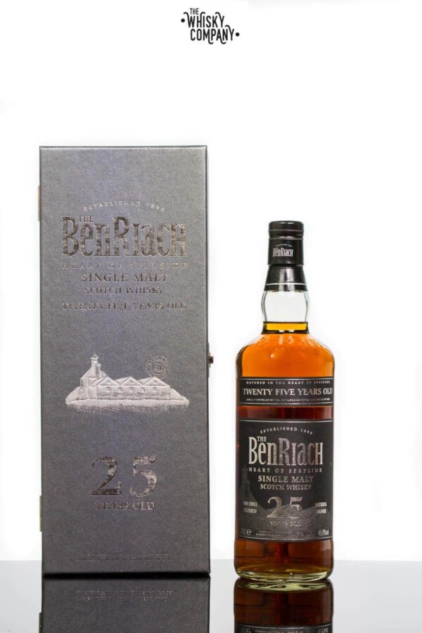 BenRiach 25 Years Old Speyside Single Malt Scotch Whisky (700ml)