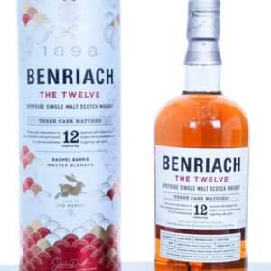 BenRiach The Twelve 12 Years Old Chinese New Year – Rabbit 2023 Edition Speyside Single Malt Scotch Whisky (700ml)
