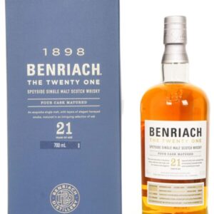 BenRiach The Twenty One 21 Years Old Speyside Single Malt Scotch Whisky (700ml)