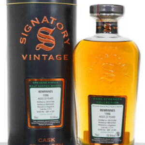Benrinnes 1996 Aged 28 Years Cask Strength Single Malt Scotch Whisky – Signatory Vintage (700ml)