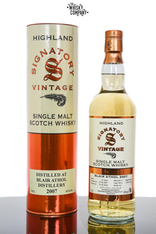 Blair Athol 2007 Aged 17 Years Highland Single Malt Scotch Whisky – Signatory Vintage (700ml)