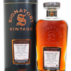 Blair Athol 2008 Aged 12 Years Single Malt Scotch Whisky – Signatory Vintage (700ml)