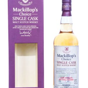 Bowmore 1992 Aged 25 Years Single Cask Single Malt Scotch Whisky – Mackillop’s Choice (700ml)