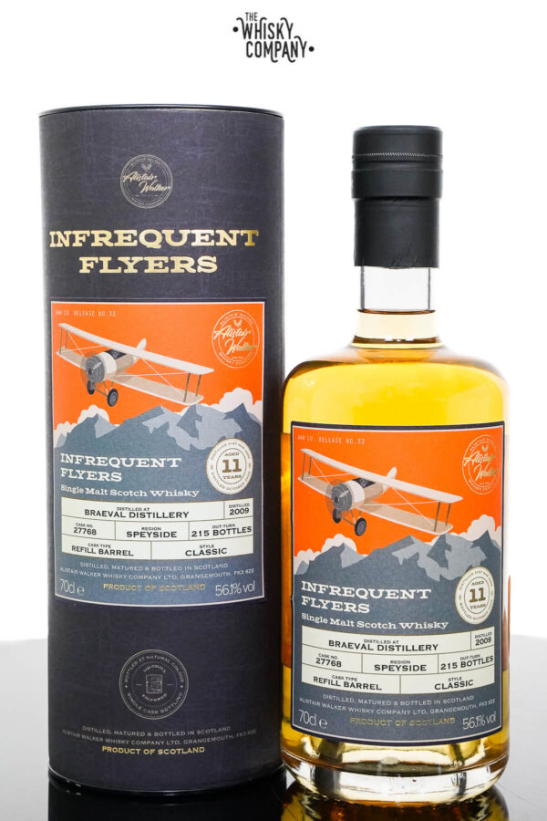 Braeval 2009 Aged 15 Years Single Malt Scotch Whisky – Infrequent Flyers (700ml)