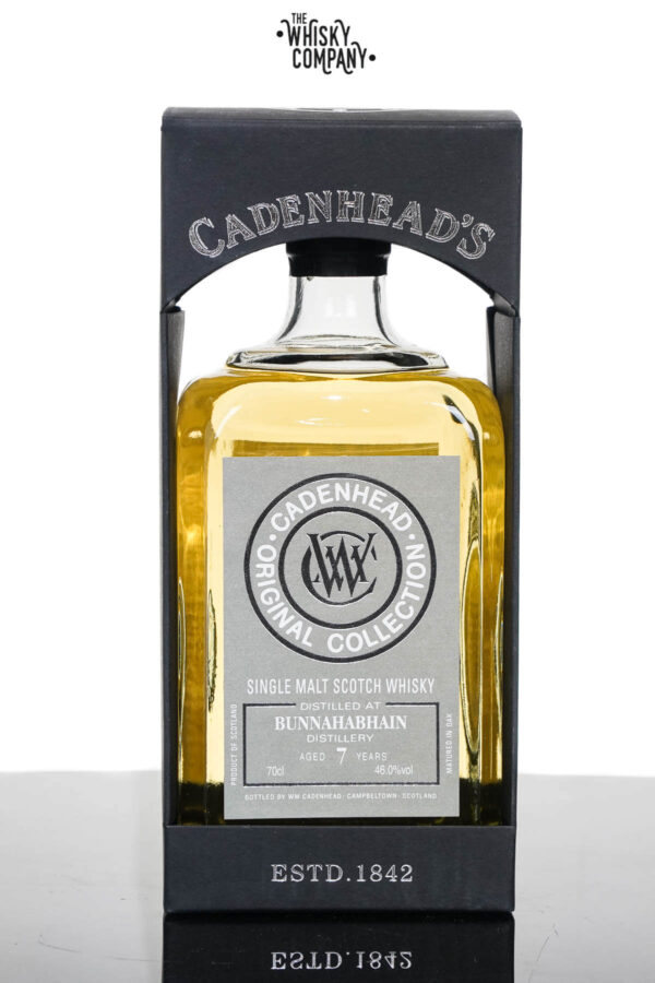 Bunnahabhain Aged 7 Years Single Malt Scotch Whisky – Cadenhead (700ml)