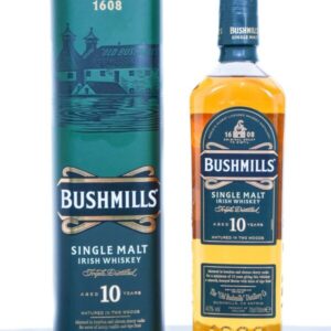Bushmills Aged 10 Years Irish Single Malt Whiskey (700ml)