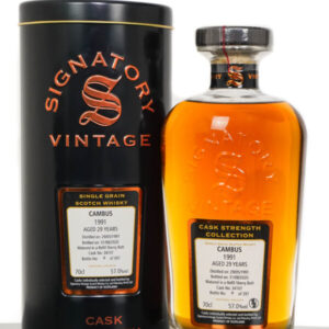 Cambus 1991 Aged 33 Years Single Grain Scotch Whisky – Signatory Vintage (700ml)