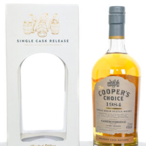 Cameronbridge 1984 Aged 40 Years Single Grain Scotch Whisky – The Cooper’s Choice (700ml)