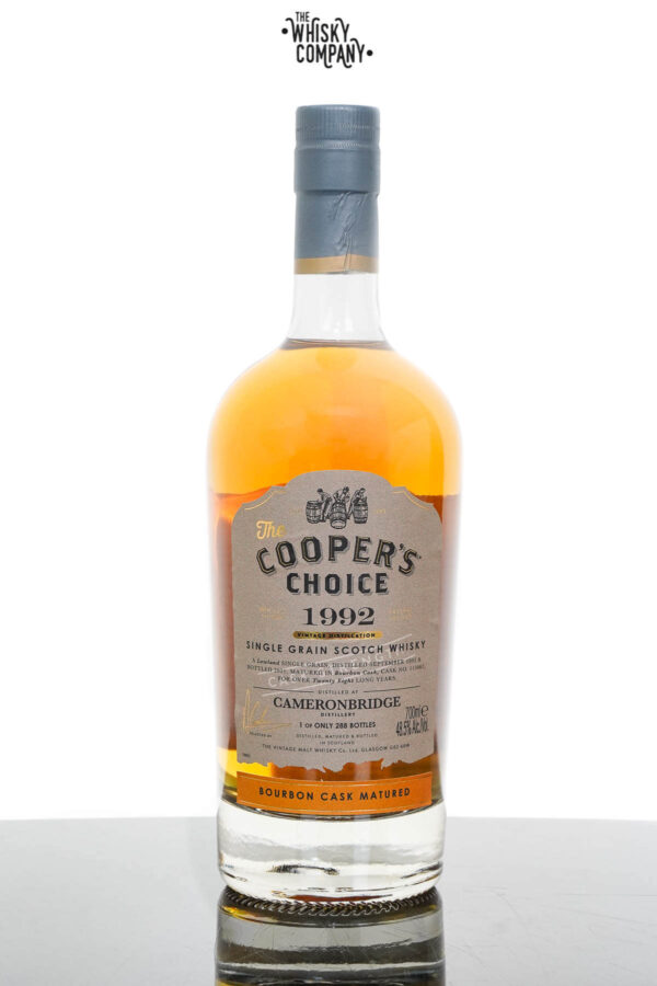 Cameronbridge 1992 Aged 28 Years Single Grain Scotch Whisky – The Cooper’s Choice #115061 (700ml)