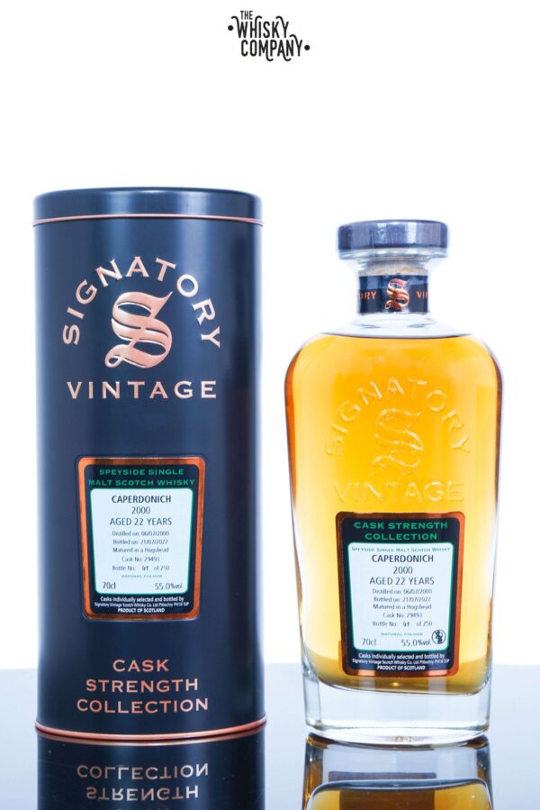 Caperdonich 2000 Aged 2022 Cask Strength Single Malt Scotch Whisky – Signatory Vintage (700ml)