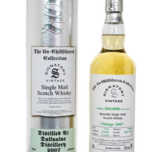 Dailuaine 2007 Aged 17 Years Speyside Single Malt Scotch Whisky – Signatory Vintage (700ml)