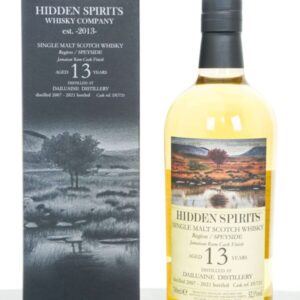 Dailuaine 2007 Aged 13 Years Speyside Single Malt Scotch Whisky – Cask #DU721 Hidden Spirits (700ml)
