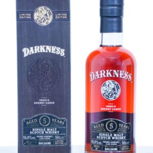 Dailuaine Aged 5 Years Pedro Ximenez Sherry Finish Single Malt Scotch Whisky – Darkness (500ml)