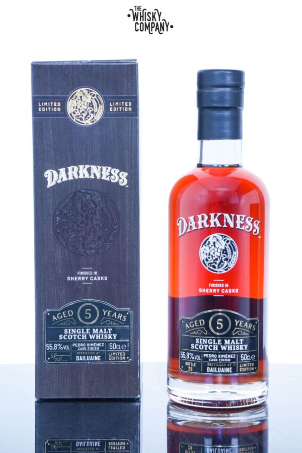 Dailuaine Aged 5 Years Pedro Ximenez Sherry Finish Single Malt Scotch Whisky – Darkness (500ml)