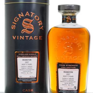Deanston 2007 Aged 17 Years Cask Strength Single Malt Scotch Whisky – Signatory Vintage (700ml)