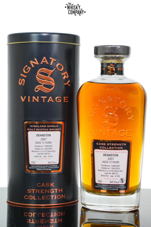 Deanston 2007 Aged 17 Years Cask Strength Single Malt Scotch Whisky – Signatory Vintage (700ml)