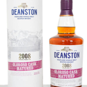Deanston 2008 Aged 12 Years Oloroso Sherry Cask Matured Single Malt Scotch Whisky (700ml)