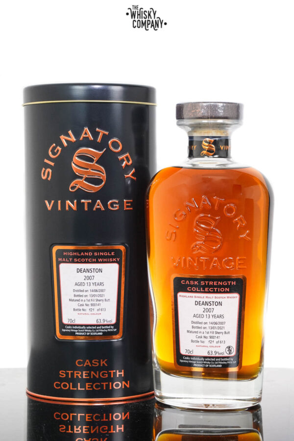 Deanston 2007 Aged 13 Years Single Malt Scotch Whisky – Signatory Vintage (700ml)
