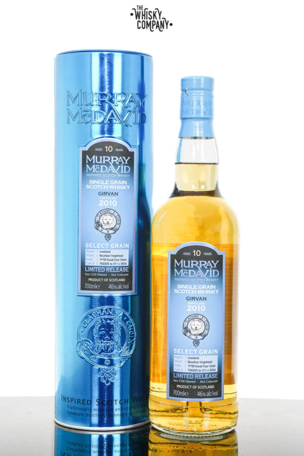 Girvan 2010 Aged 10 Years Single Grain Scotch Whisky – Murray McDavid (750ml)