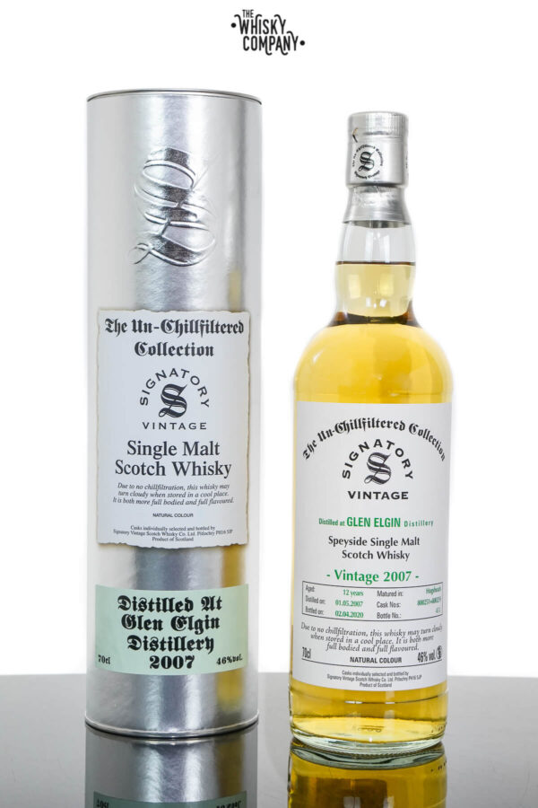 Glen Elgin 2007 Aged 17 Years Speyside Single Malt Scotch Whisky – Signatory Vintage (700ml)