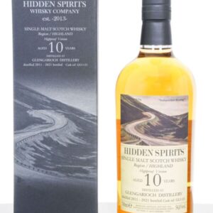 Glen Garioch 2011 Aged 10 Years Highland Single Malt Scotch Whisky – Cask #GG1121 Hidden Spirits (700ml)