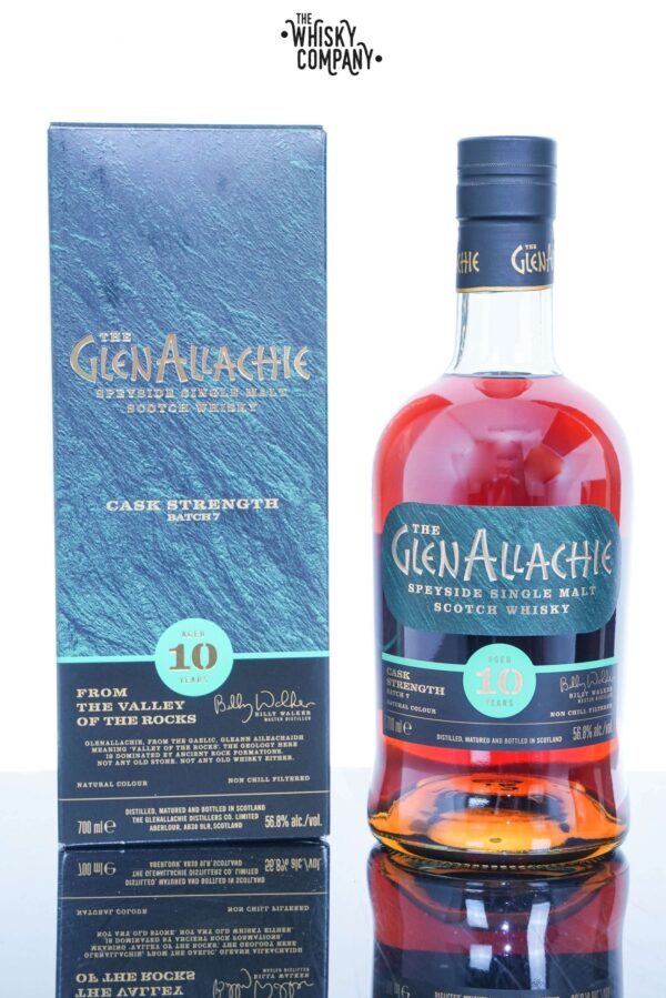 GlenAllachie 10 Years Old Cask Strength Single Malt Scotch Whisky – Batch 7 (700ml)