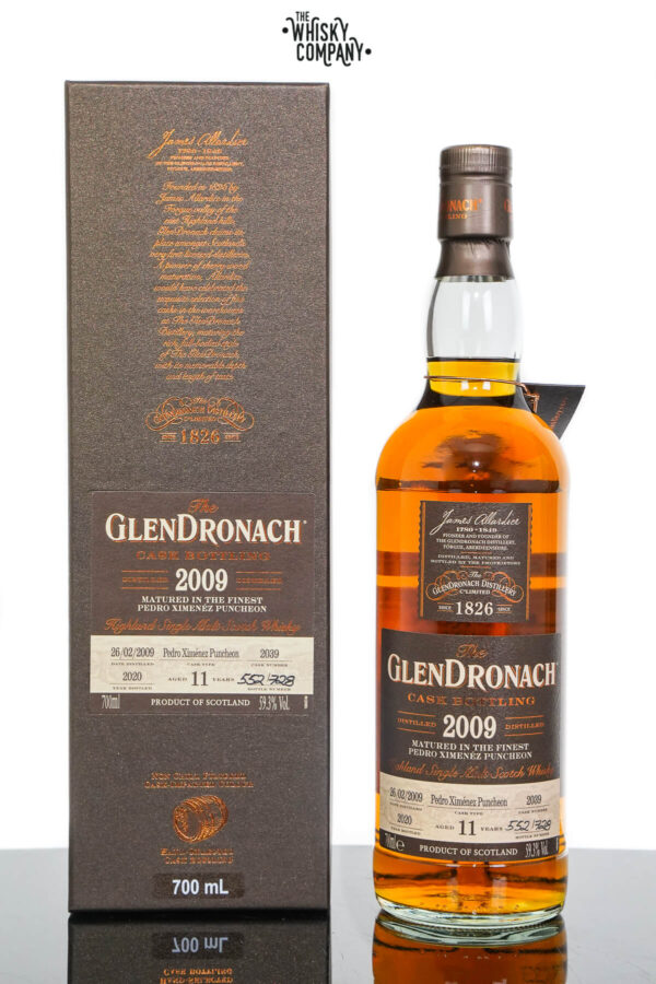 GlenDronach 2009 Aged 15 Years Single Malt Scotch Whisky – Batch 18 Cask No. 2039 (700ml)