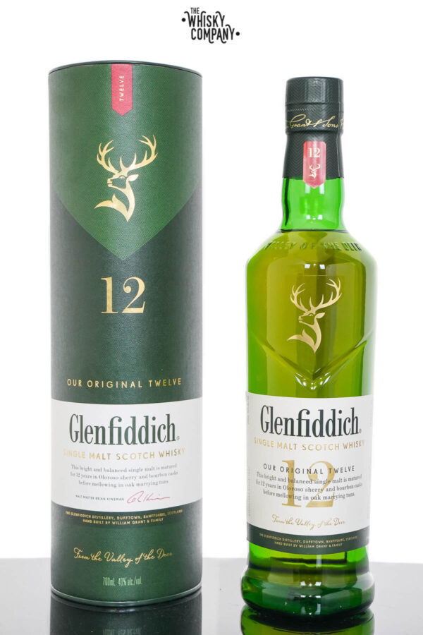 Glenfiddich Aged 12 Years Speyside Single Malt Scotch Whisky (750ml)