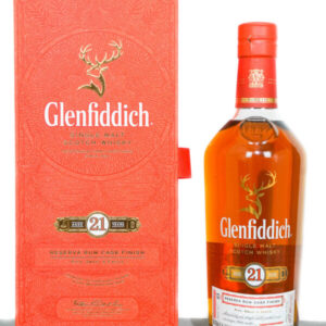 Glenfiddich Aged 21 Years Reserva Rum Cask Finish Single Malt Scotch Whisky (750ml)