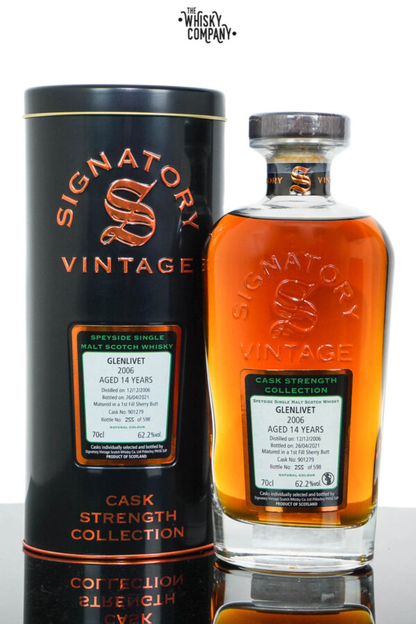 Glenlivet 2006 Aged 14 Years Single Malt Scotch Whisky – Signatory Vintage (700ml)